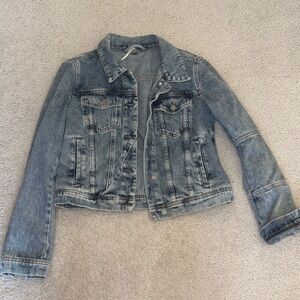 Free People Blue Jean Jacket